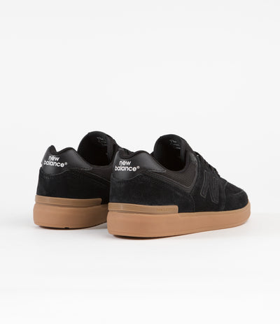 New Balance Pro Court 574 Shoes - Black / Gum