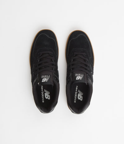 New Balance Pro Court 574 Shoes - Black / Gum