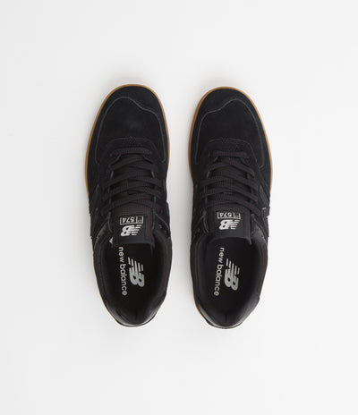 New Balance Pro Court 574 Shoes - Black / Gum