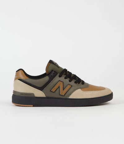 New Balance Pro Court 574 Shoes - Brown / Brown / Black