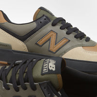 New Balance Pro Court 574 Shoes - Brown / Brown / Black thumbnail