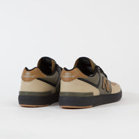 New Balance Pro Court 574 Shoes - Brown / Brown / Black thumbnail