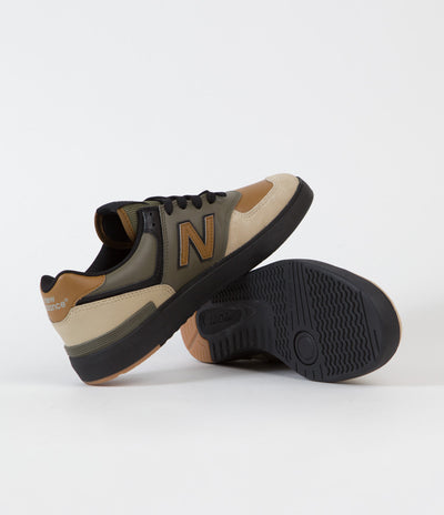 New Balance Pro Court 574 Shoes - Brown / Brown / Black