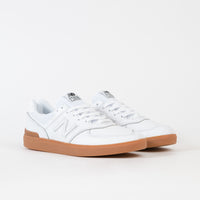New Balance Pro Court 574 Shoes - White / White / Gum thumbnail