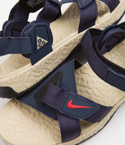 Nike ACG Air Deschutz+ Sandals - Midnight Navy / Light Crimson - Thunder Blue