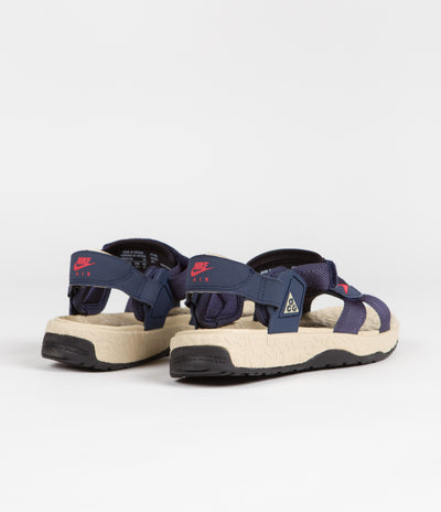 Nike ACG Air Deschutz+ Sandals - Midnight Navy / Light Crimson - Thunder Blue