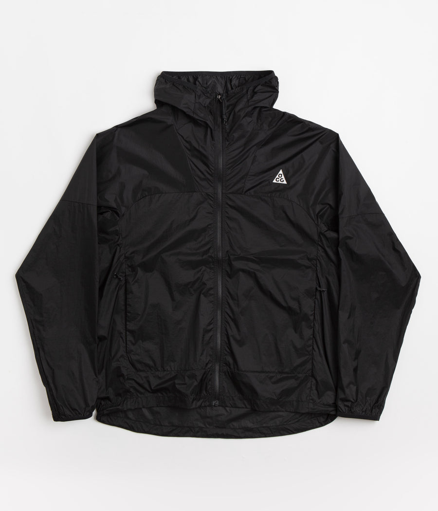 Nike ACG Cinder Cone Windproof Jacket in Black and Anthracite / Summit White