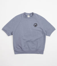 Nike ACG Dri-FIT Fleece Short Sleeve Crewneck Sweatshirt - Ashen Slate / Black