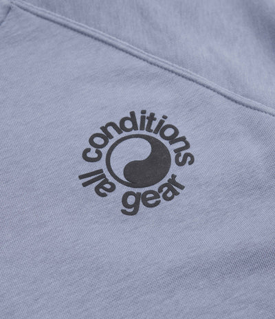 Nike ACG Dri-FIT Fleece Short Sleeve Crewneck Sweatshirt - Ashen Slate / Black