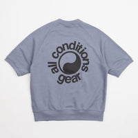 Nike ACG Dri-FIT Fleece Short Sleeve Crewneck Sweatshirt - Ashen Slate / Black thumbnail