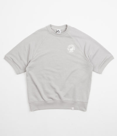 Nike ACG Dri-FIT Fleece Short Sleeve Crewneck Sweatshirt - Light Iron Ore / Summit White