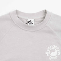 Nike ACG Dri-FIT Fleece Short Sleeve Crewneck Sweatshirt - Light Iron Ore / Summit White thumbnail