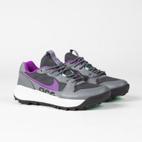 Nike ACG Lowcate Shoes - Smoke Grey / Dark Smoke Grey - Vivid Purple thumbnail