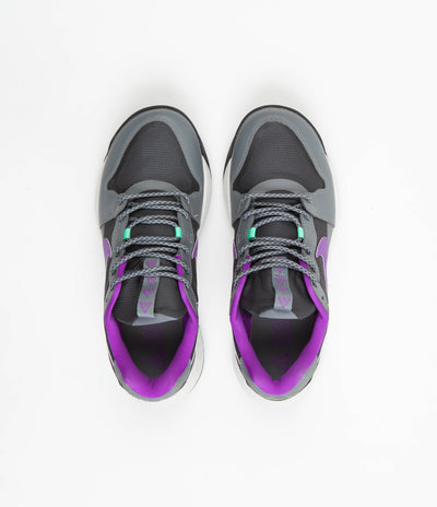 Nike ACG Lowcate Shoes - Smoke Grey / Dark Smoke Grey - Vivid Purple