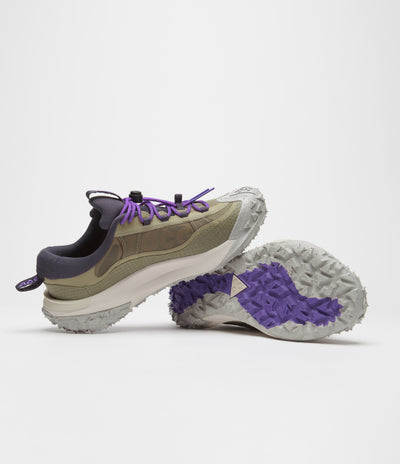 Nike ACG Mountain Fly 2 Low Shoes - Neutral Olive / Gridiron - Action Grape