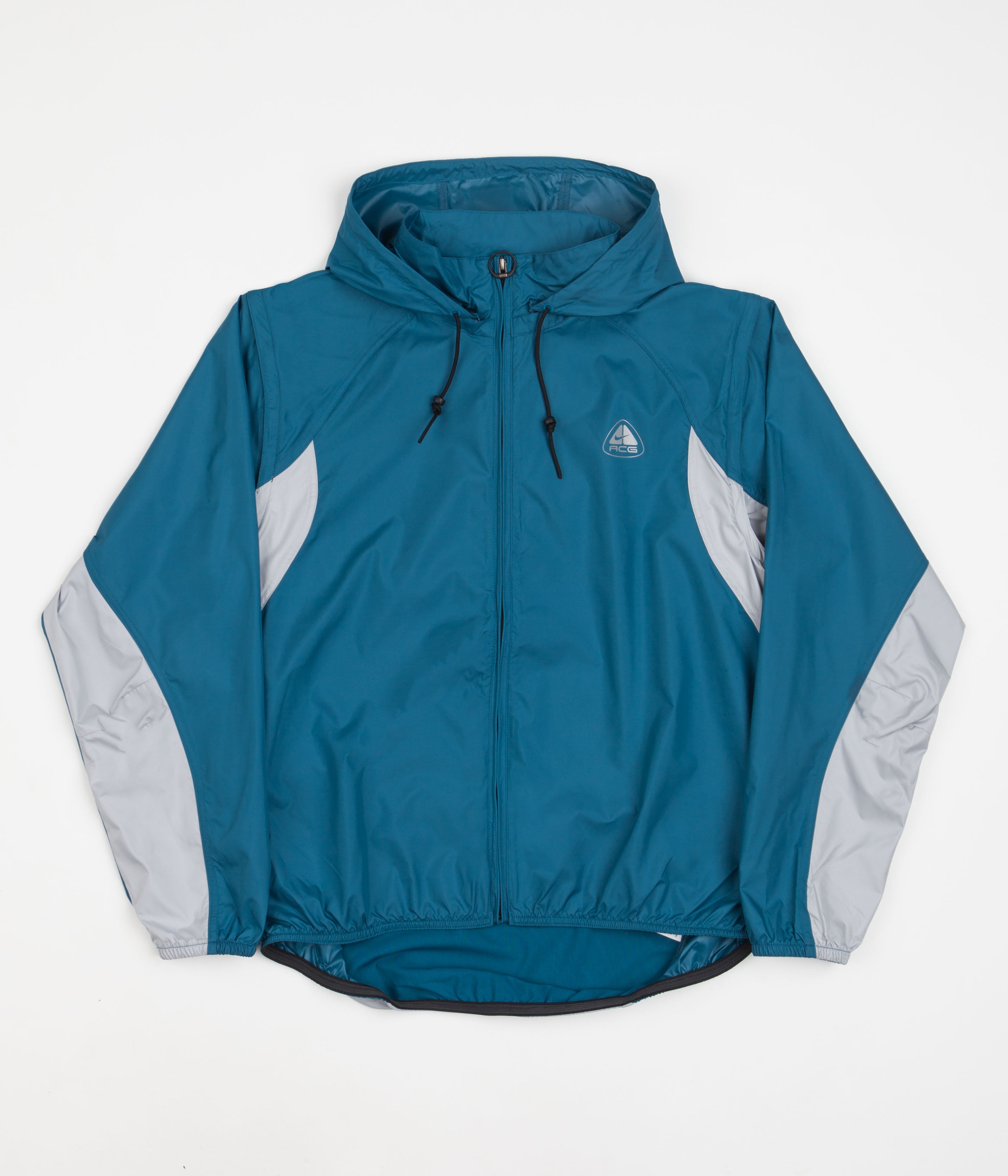 Nike ACG Oregon Series Micro Shell Jacket - Green Abyss / Black / Wolf ...