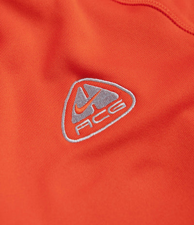 Nike ACG Oregon Series Polartec Zip Sweatshirt - Picante Red / Black / Wolf Grey