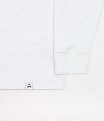 Nike ACG Outdoor Sign Long Sleeve T-Shirt - White