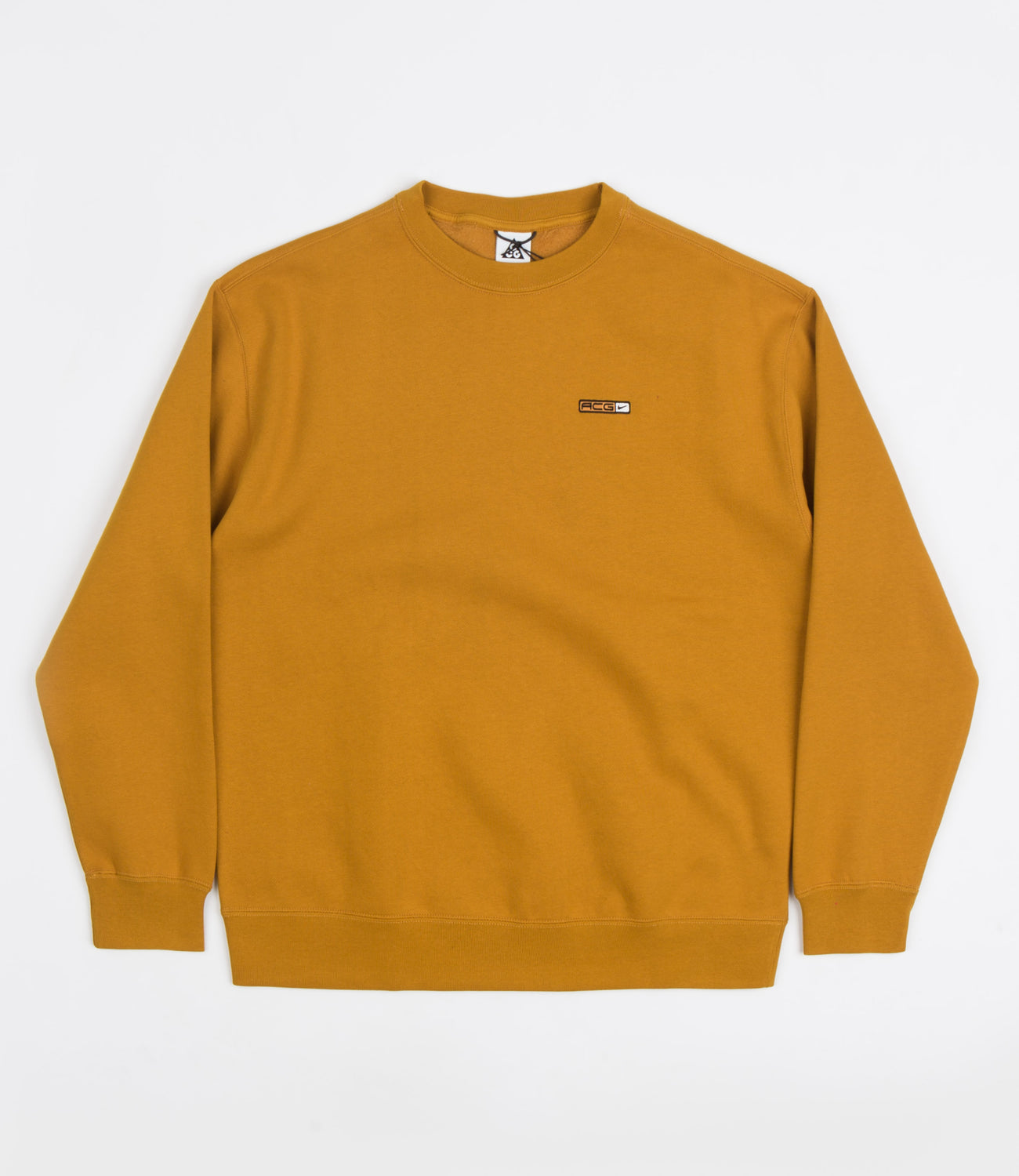 Nike ACG Therma-FIT Fleece Crewneck Sweatshirt - Gold Suede