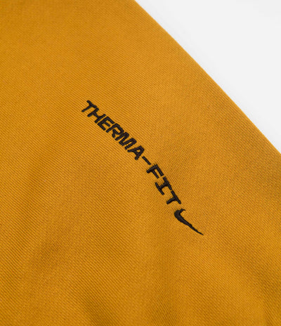 Nike ACG Therma-FIT Fleece Crewneck Sweatshirt - Gold Suede / Summit White / Off Noir