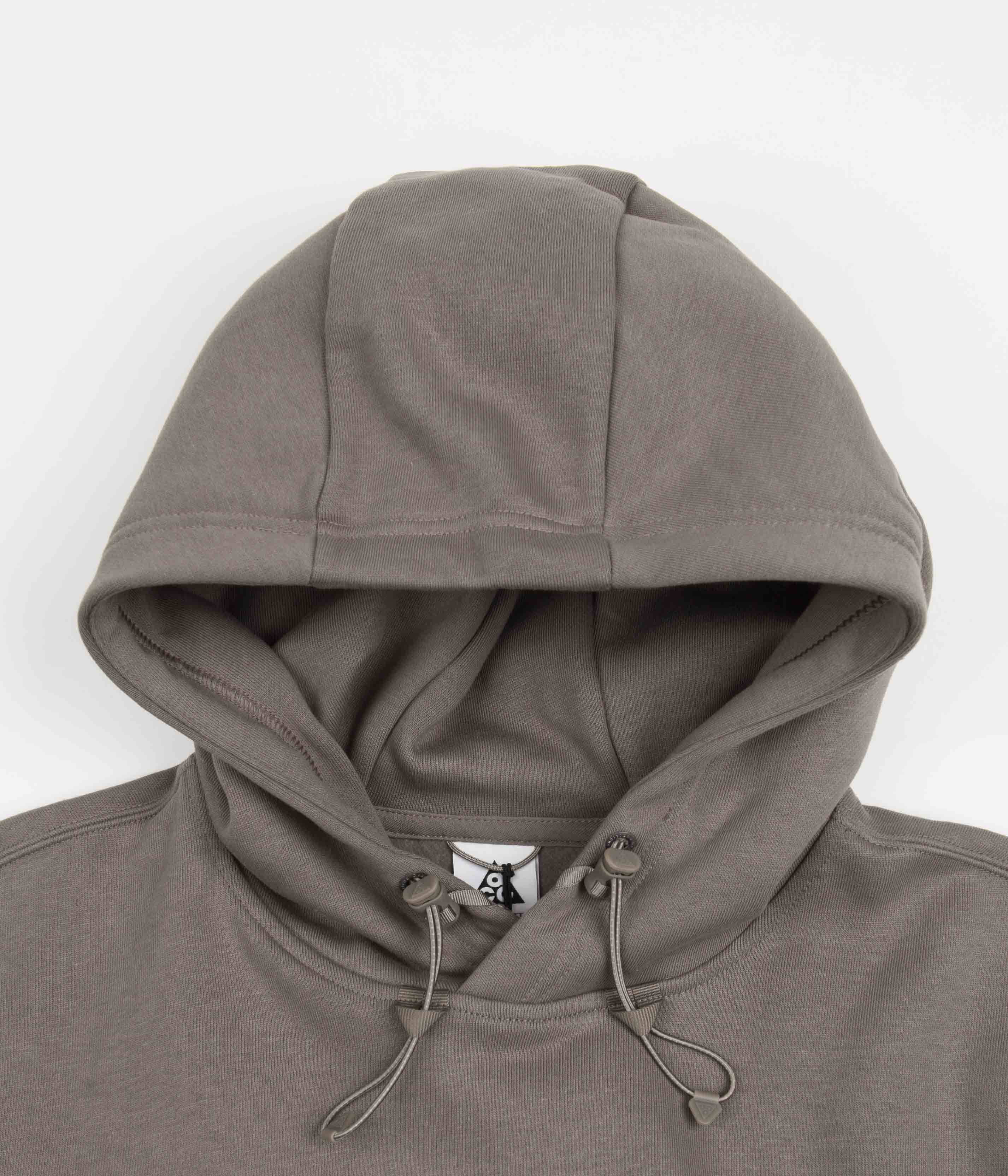 Nike ACG ThermaFIT Fleece Hoodie Olive Grey / Ironstone Flatspot