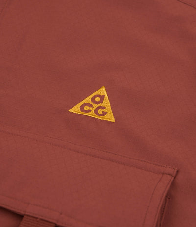 Nike ACG UV Devastation Trail Shirt - Mars Stone / Gold Suede