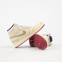 Nike Air Jordan 1 High OG NRG "Nigel Sylvester" Shoes - Sail / White - Varsity Red - Reflect Silver thumbnail