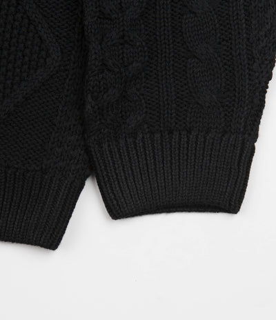 Nike Cable Knit Crewneck Sweatshirt - Black