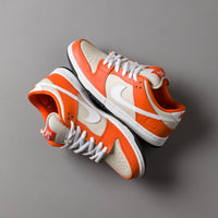 Nike SB Dunk Low Premium Shoes - Safety Orange / White - Cream thumbnail