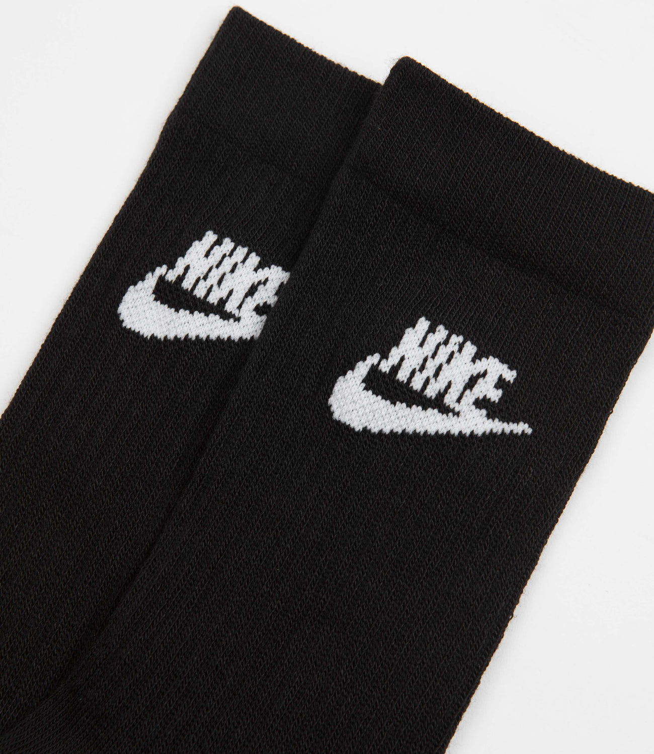Nike Everyday Essential Crew Socks (3 Pair) Black / White / White