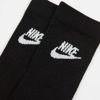 Nike Everyday Essential Crew Socks (3 Pair) - Black / White / White thumbnail
