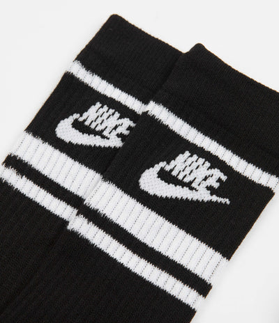 Nike Everyday Essential Crew Socks (3 Pair) - Black / White / Black