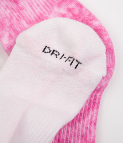 Nike Everyday Plus Tie-Dye Crew Socks (2 Pair) - Pink / Multi