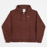 Nike Padded Hooded Jacket - Oxen Brown / White thumbnail