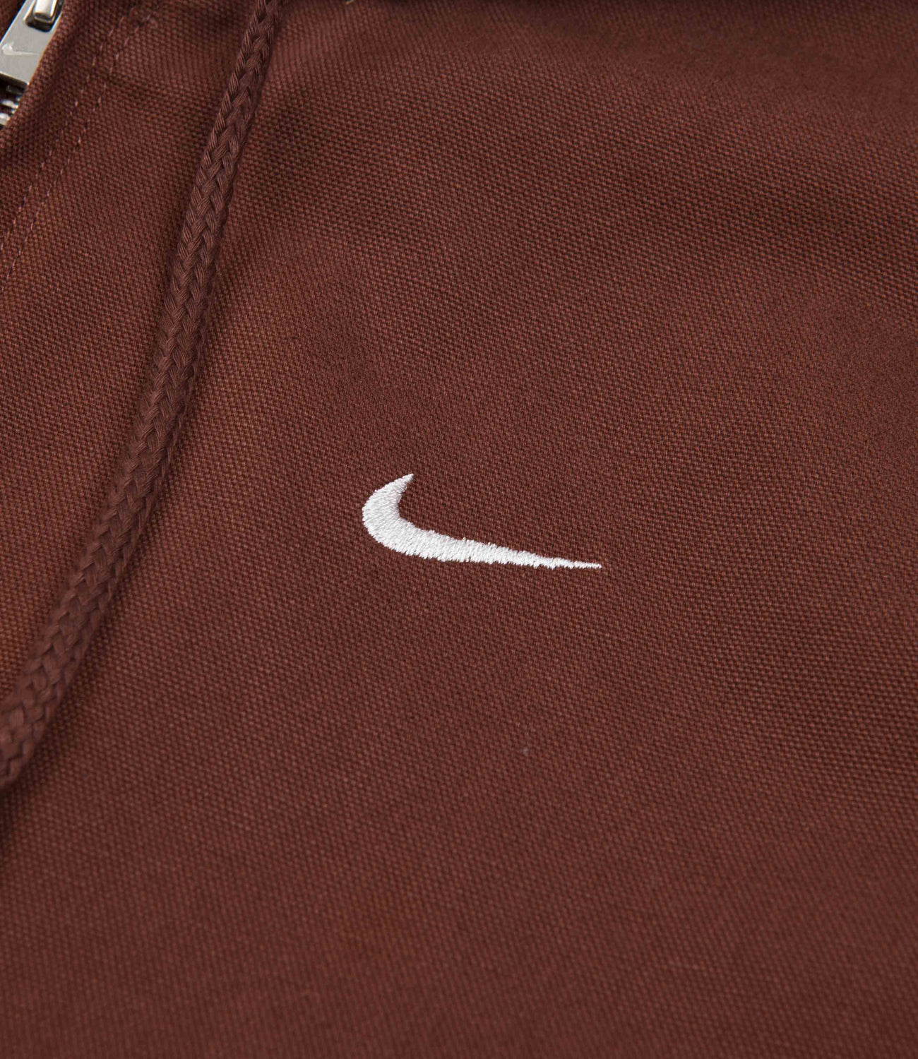 Nike Padded Hooded Jacket - Oxen Brown / White | Flatspot