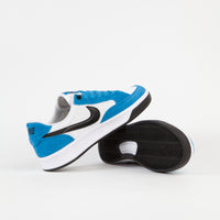 Nike SB Adversary Premium Shoes - Laser Blue / Black - White - Black thumbnail