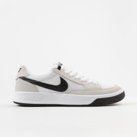 Nike SB Adversary Shoes - White / Black - White thumbnail