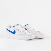 Nike SB Adversary Shoes - White / Photo Blue - White - White thumbnail