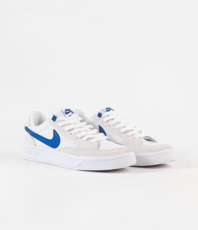 Nike SB Adversary Shoes - White / Photo Blue - White - White