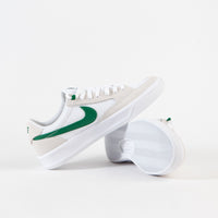 Nike SB Adversary Shoes - White / Pine Green - White - White thumbnail
