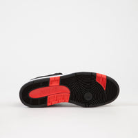 Nike SB Air Force II Low Shoes - Black / Black - White - Habanero Red thumbnail