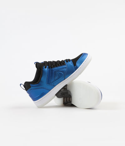 Nike SB Air Force II Low Shoes - Intl Blue / Intl Blue - Black - White