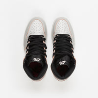 Nike SB Air Jordan 1 OG Defiant Shoes - Light Bone / Black - Crimson Tint - Hyper Pink thumbnail