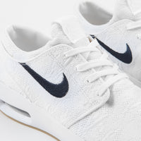 Nike SB Air Max Stefan Janoski 2 Shoes - White / Obsidian - Celestial Gold thumbnail