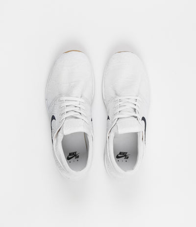 Nike SB Air Max Stefan Janoski 2 Shoes - White / Obsidian - Celestial Gold