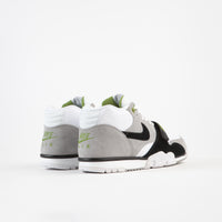 Nike SB Air Trainer I Orange Label Shoes - Medium Grey / Black - White - Chlorophyll thumbnail