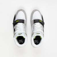 Nike SB Air Trainer I Orange Label Shoes - Medium Grey / Black - White - Chlorophyll thumbnail