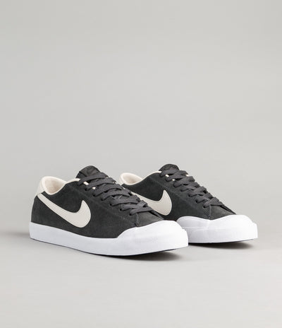 Nike SB All Court CK Shoes - Anthracite / Phantom - White - Black