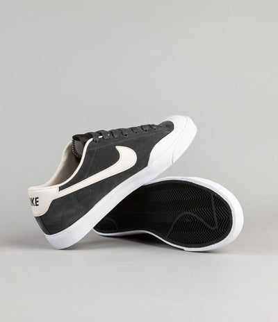 Nike SB All Court CK Shoes - Anthracite / Phantom - White - Black