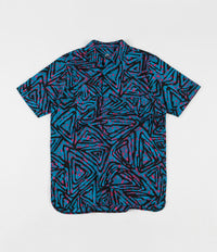 Nike SB All Over Print Woven Polo Shirt - Laser Blue / Watermelon / Black